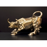 銅雕旺牛特大仿華爾街公牛Charging Bull_ 古銅色 雕塑擺飾 (y14895 銅雕系列 銅雕動物)